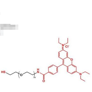 罗丹明聚乙二醇巯基,Rhodamine-PEG-SH
