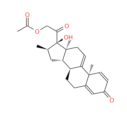 地塞米松EP杂质H,17-alpha,21-Dihydroxy-16-alpha-Methylpregna-1,4,9(11)-Triene-3,20-Dione 21-Acetate