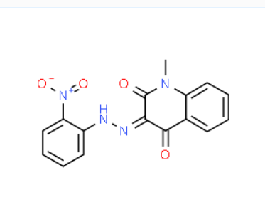 4-hydroxy-1-methyl-3-[(2-nitrophenyl)azo]-2-quinolone,4-hydroxy-1-methyl-3-[(2-nitrophenyl)azo]-2-quinolone
