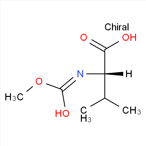 N-(甲氧羰基)-L-缬氨酸 ； MOC-L-缬氨酸,N-(Methoxycarbonyl)-L-valine