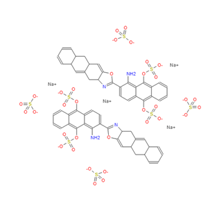 2-[1-氨基-9,10-二磺酰氧基-2-蒽基]蒽并[2,3-D]恶唑-5,10-二醇二(硫酸氢)酯四钠盐,tetrasodium 2-[1-amino-9,10-bis(sulphonatooxy)-2-anthryl]anthra[2,3-d]oxazole-5,10-diyl bis(sulphate)