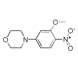 4-(3-甲氧基-4-硝基苯基)嗎啉,4-(3-methoxy-4-nitrophenyl)morpholine