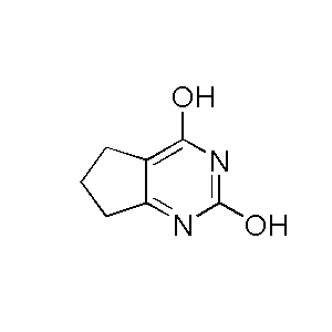 6,7-二氢-1H-环戊并[D]嘧啶-2,4(3H,5H)-二酮,6,7-dihydro-5H-cyclopenta[d]pyrimidine-2,4-diol