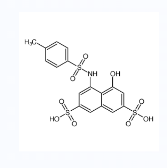 弱酸艳红中间体(染料),4-hydroxy-5-[[(p-tolyl)sulphonyl]amino]naphthalene-2,7-disulphonic acid