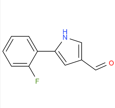 5-(2-氟苯基)吡咯-3-甲醛,5-(2-fluorophenyl)-1H-Pyrrole-3-carboxaldehyde