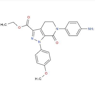 甲氧基苯基)-7-氧代-6-[4-(2-氧代哌啶-1-基)苯基]-4,5,6,7-四氫-1H-吡唑并[3,4-C]吡啶-3-羧酸乙酯,ethyl 6-(4-aMinophenyl)-1-(4-Methoxyphenyl)-7-oxo-4,5,6,7-tetrahydro-1H-pyrazolo[3,4-c]pyridine-3-carboxylate