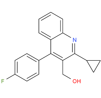 2-環(huán)丙基-4-(4-氟苯基)-喹啉-3-甲醇,2-Cyclopropyl-4-(4-fluorophenyl)-quinolyl-3-methanol