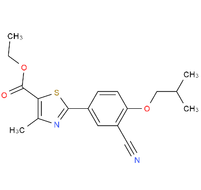 2-(3- 氰基-4- 異丁氧基苯基)-4-甲基噻唑-5- 甲酸乙酯,"Ethyl 2-(3-cyano-4-isobutoxyphenyl)-4-methylthiazole-5-carboxylate