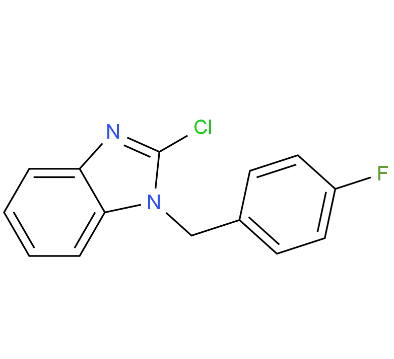 1-(4-氟卞基)2-氯-苯并咪唑,"1-(4-Fluorobenzyl)-2-chlorobenzimidazole