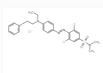 1-[2-[[4-[[2,6-二氯-4-[(二甲氨基)磺酰基]苯基]偶氮]苯基]乙胺基]乙基]吡啶氯化盐,1-[2-[[4-[[2,6-dichloro-4-[(dimethylamino)sulphonyl]phenyl]azo]phenyl]ethylamino]ethyl]pyridinium chloride