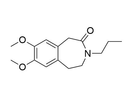 伊伐布雷定雜質(zhì)T,7,8-dimethoxy-3-propyl-1,3,4,5-tetrahydro-2H-benzo[d]azepin-2-one