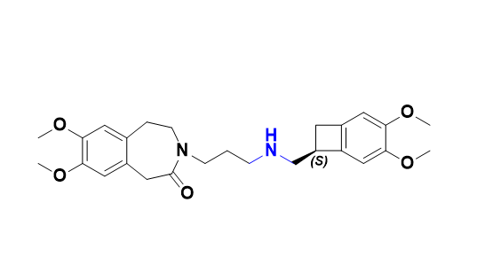伊伐布雷定杂质E,(S)-3-(3-(((3,4-dimethoxybicyclo[4.2.0]octa-1(6),2,4-trien-7-yl)methyl)amino)propyl)-7,8-dimethoxy-1,3,4,5-tetrahydro-2H-benzo[d]azepin-2-one