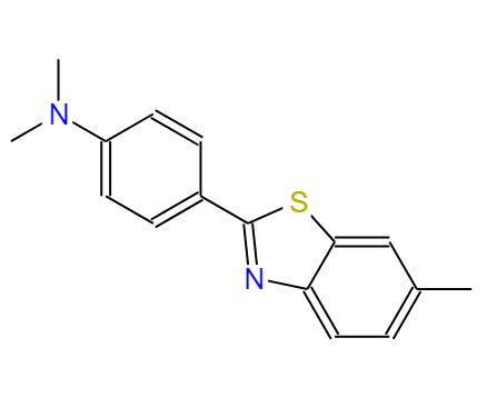 2-(4'-(二甲基氨基)苯基)-6-甲基-苯并噻唑,N,N-dimethyl-4-(6-methyl-1,3-benzothiazol-2-yl)aniline