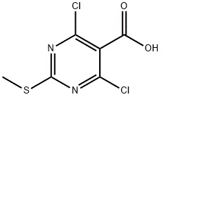 4,6-二氯-2-(甲巯基)嘧啶-5-甲酸,4,6-DICHLORO-2-(METHYLTHIO)PYRIMIDINE-5-CARBOXYLIC ACID