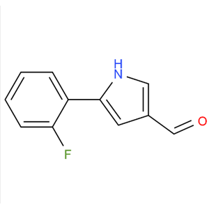 5-(2-氟苯基)吡咯-3-甲醛,5-(2-fluorophenyl)-1H-Pyrrole-3-carboxaldehyde
