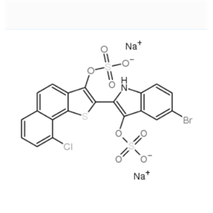 10134-35-7 5-溴-2-[9-氯-3-(磺酸基氧基)萘并-2-基]-3-基硫酸酯二钠盐