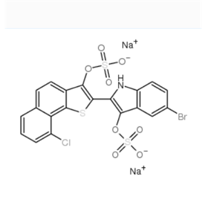 10134-35-7 5-溴-2-[9-氯-3-(磺酸基氧基)萘并-2-基]-3-基硫酸酯二鈉鹽