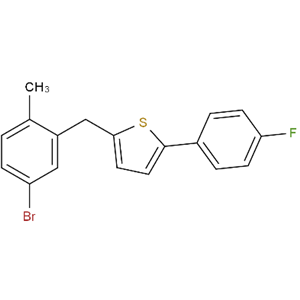 2-(2-甲基-5-溴芐基)-5-(4-氟苯)噻吩