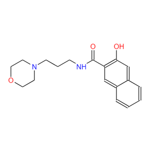 3-羟基-N-[3-(4-吗啡啉基)丙基]-2-萘甲酰胺,3-HYDROXY-N-[3-(4-MORPHOLINYL)PROPYL]-2-NAPHTHALENECARBOXAMIDE