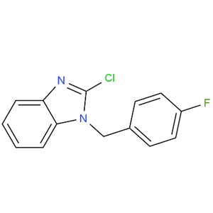 1-(4-氟卞基)2-氯-苯并咪唑