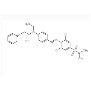 1-[2-[[4-[[2,6-二氯-4-[(二甲氨基)磺酰基]苯基]偶氮]苯基]乙胺基]乙基]吡啶氯化盐,1-[2-[[4-[[2,6-dichloro-4-[(dimethylamino)sulphonyl]phenyl]azo]phenyl]ethylamino]ethyl]pyridinium chloride