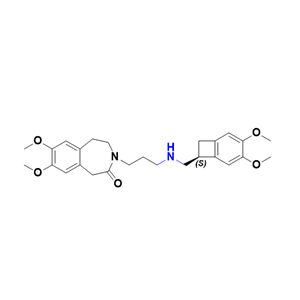 伊伐布雷定杂质E,(S)-3-(3-(((3,4-dimethoxybicyclo[4.2.0]octa-1(6),2,4-trien-7-yl)methyl)amino)propyl)-7,8-dimethoxy-1,3,4,5-tetrahydro-2H-benzo[d]azepin-2-one