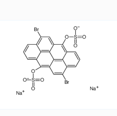 4,10-二溴二苯并(def,mno)屈-6,12-二基二硫酸酯二钠盐,disodium 4,10-dibromodibenzo[def,mno]chrysene-6,12-diyl bis(sulphate)