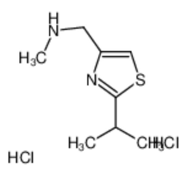 N-甲基-2-異丙基-4-噻唑甲胺二鹽酸鹽,1-(2-isopropylthiazol-4-yl)-N-methylmethanamine dihydrochloride