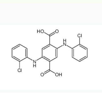 2,5-二(2-氯苯胺基)对苯二甲酸,2,5-bis(2-chloroanilino)terephthalic acid