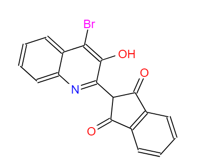 透明黄 3GL,2-(4-bromo-3-hydroxy-2-quinolyl)-1H-indene-1,3(2H)-dione