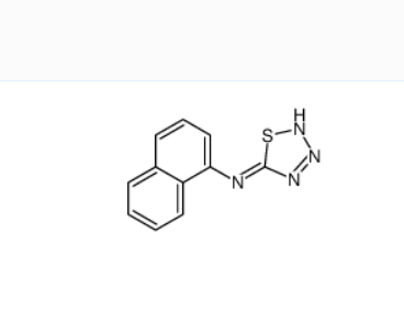 N-萘-1-基硫杂三唑-5-胺,N-naphthalen-1-ylthiatriazol-5-amine