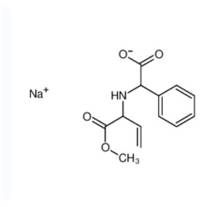 [[1-(甲氧羰基)烯丙基]氨基]苯乙酸钠,sodium,2-[(1-methoxy-1-oxobut-3-en-2-yl)amino]-2-phenylacetate