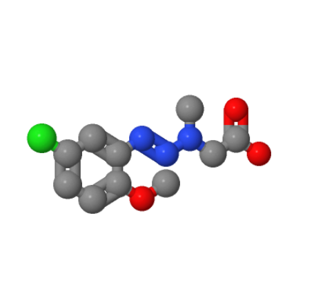 2-[(5-氯-2-甲氧基苯基)偶氮-甲基氨基]乙酸,2-[[(5-chloro-2-methoxyphenyl)diazenyl]-methylamino]acetic acid