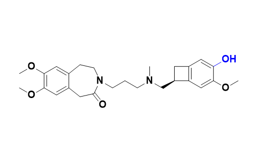 伊伐布雷定杂质22,(S)-3-(3-(((3-hydroxy-4-methoxybicyclo[4.2.0]octa-1(6),2,4-trien-7-yl)methyl)(methyl)amino)propyl)-7,8-dimethoxy-1,3,4,5-tetrahydro-2H-benzo[d]azepin-2-one