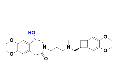 伊伐布雷定杂质27,3-(3-((((S)-3,4-dimethoxybicyclo[4.2.0]octa-1(6),2,4-trien-7-yl)methyl)(methyl)amino)propyl)-5-hydroxy-7,8-dimethoxy-4,5-dihydro-1H-benzo[d]azepin-2(3H)-one