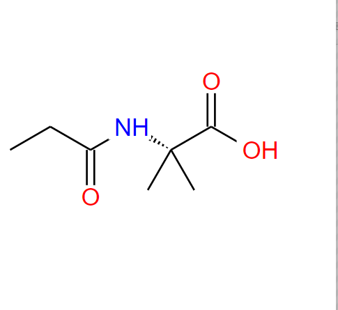 2-甲基-2-丙酰氨基-丙酸,Alanine, 2-methyl-N-(1-oxopropyl)- (9CI)