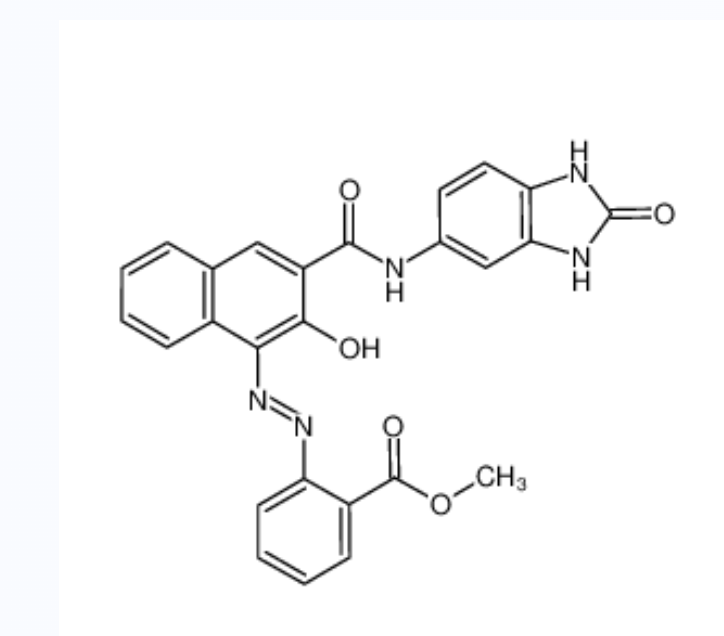 顏料紅175,methyl 2-[(2Z)-2-[2-oxo-3-[(2-oxo-1,3-dihydrobenzimidazol-5-yl)carbamoyl]naphthalen-1-ylidene]hydrazinyl]benzoate