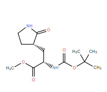 (S)-2-(Boc-氨基)-3-[(S)-2-氧代-3-吡咯烷基]丙酸甲酯,(S)-METHYL 2-((TERT-BUTOXYCARBONYL)AMINO)-