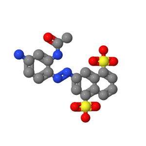 3-[[2-(乙酰氨基)-4-氨基苯基]偶氮]萘-1,5-二SULPHONIC 酸