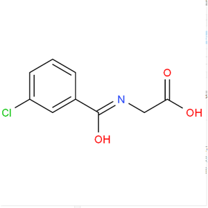 (3-氯芐氧氨基)乙酸,2-(3-Chlorobenzamido)aceticacid