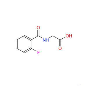 2-[(2-氟苯基)羰基氨基]乙酸,2-(2-Fluorobenzamido)acetic acid
