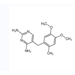 奥美普林,5-[(4,5-dimethoxy-2-methylphenyl)methyl]pyrimidine-2,4-diamine