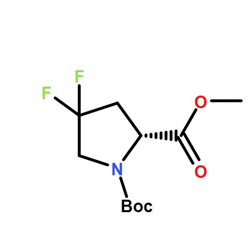 1-(tert-butyl) 2-methyl (R)-4,4-difluoropyrrolidine-1,2-dicarboxylate