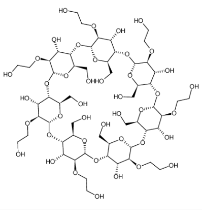 2-羥基-Β-環(huán)糊精,HYDROXYETHYL BETA-CYCLODEXTRIN