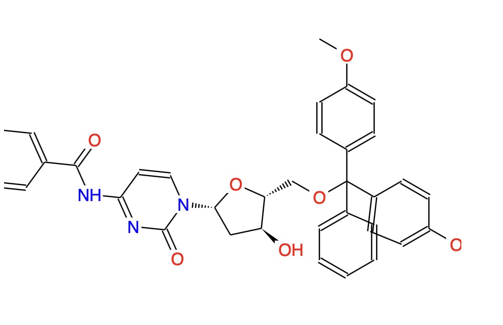 5'-O-(4,4'-二甲氧基三苯基)-N(4)-苯甲酰基-2'-脱氧胞苷,5'-O-Dimethoxytrityl-N-benzoyl-desoxycytidine