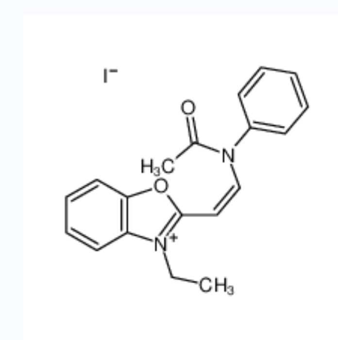 2-[2-(乙酰基苯基氨基)乙烯基]-3-乙基苯并恶唑鎓碘化物,Benzoxazolium, 3-ethyl-2-[2-(N-phenylacetamido)vinyl]-, iodide