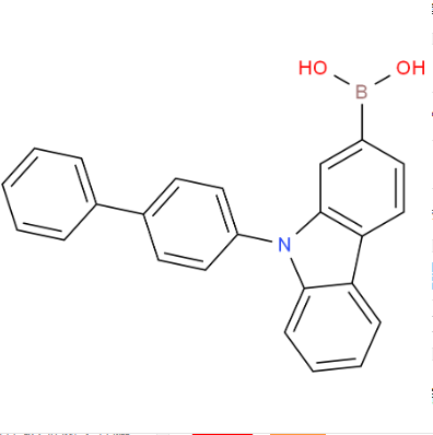 2-硼酸-9-(4-联苯基)咔唑,Boronic acid, B-(9-[1,1'-biphenyl]-4-yl-9H-carbazol-2-yl)-