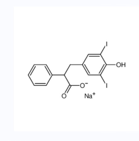 sodium,3-(4-hydroxy-3,5-diiodophenyl)-2-phenylpropanoate,sodium,3-(4-hydroxy-3,5-diiodophenyl)-2-phenylpropanoate