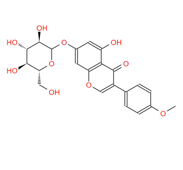 鸡豆黄素配糖物,Biochanin A-beta-D-glucoside