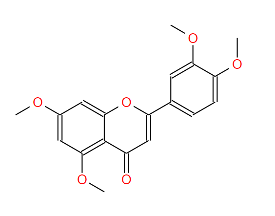 3',4',5,7-四甲氧基黄酮,3',4',5,7-Tetramethoxyflavone